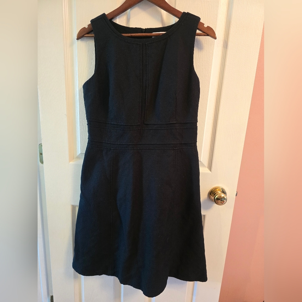 Calvin Klein Textured Black Sleeveless Dress